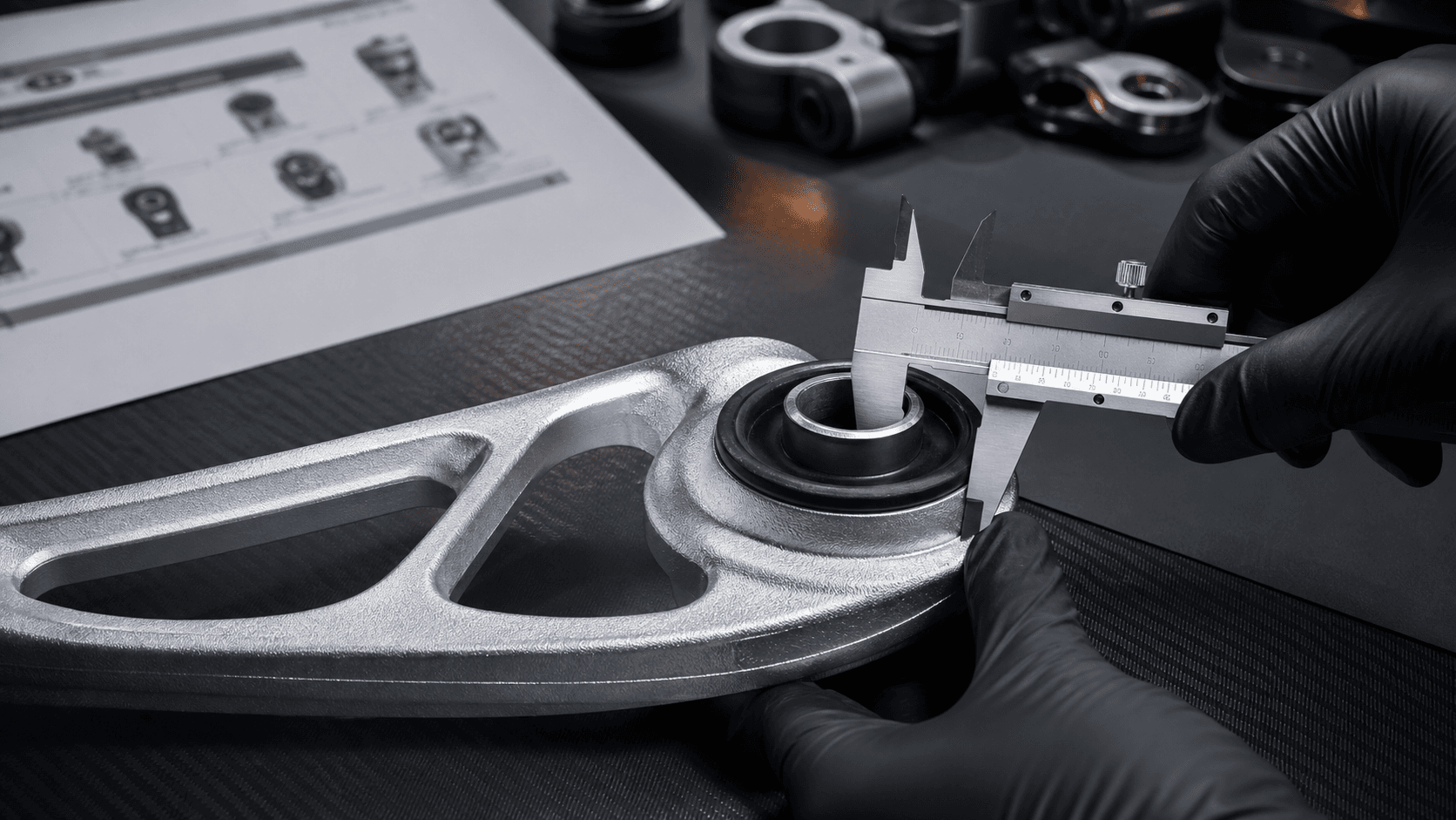 Pre-shipment checks on OE reference, dimensions, finish and packaging